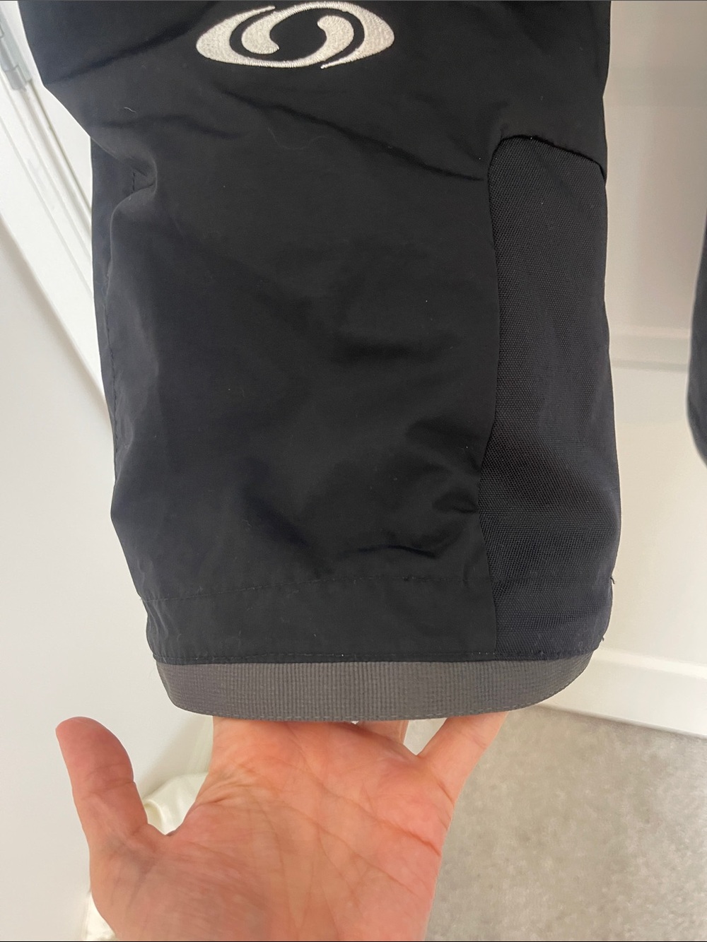 Salomon Snow Ski Pants Large Black Clima Pro - Picture 6 of 10